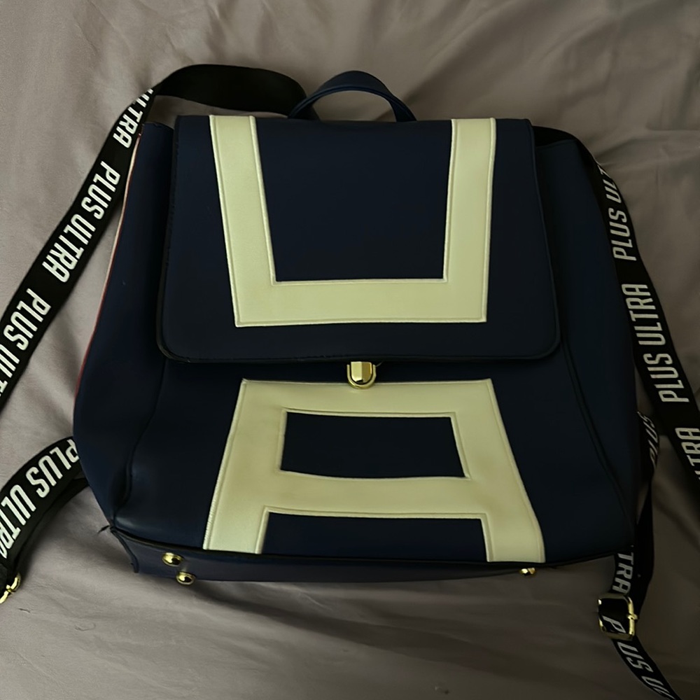 My Hero Academia Bioworld Medium Sized Pleather Backpack